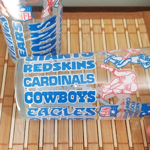 Vintage (1976) NFL glass set (2) - Picture 6 of 7